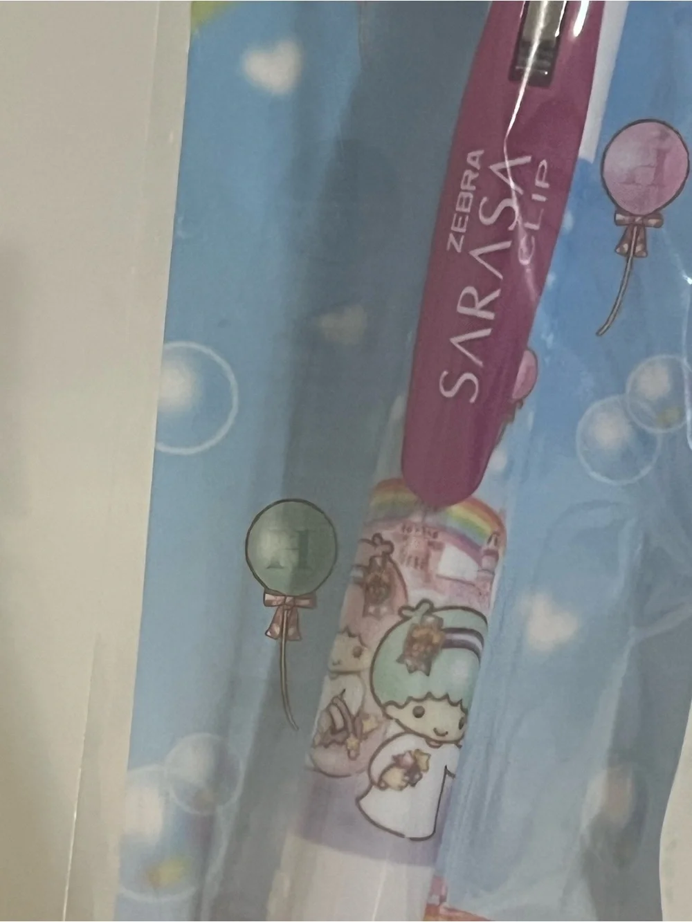 Sanrio HarmonyLand -LITTLE TWIN STARS Sarasa Clip Pen